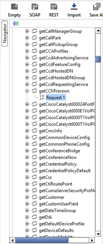 Cisco CUCM AXL API