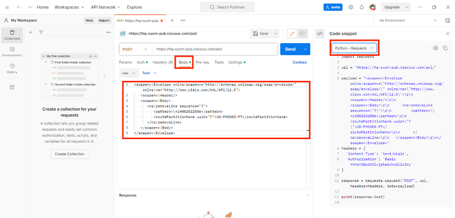 Cisco CUCM AXL API